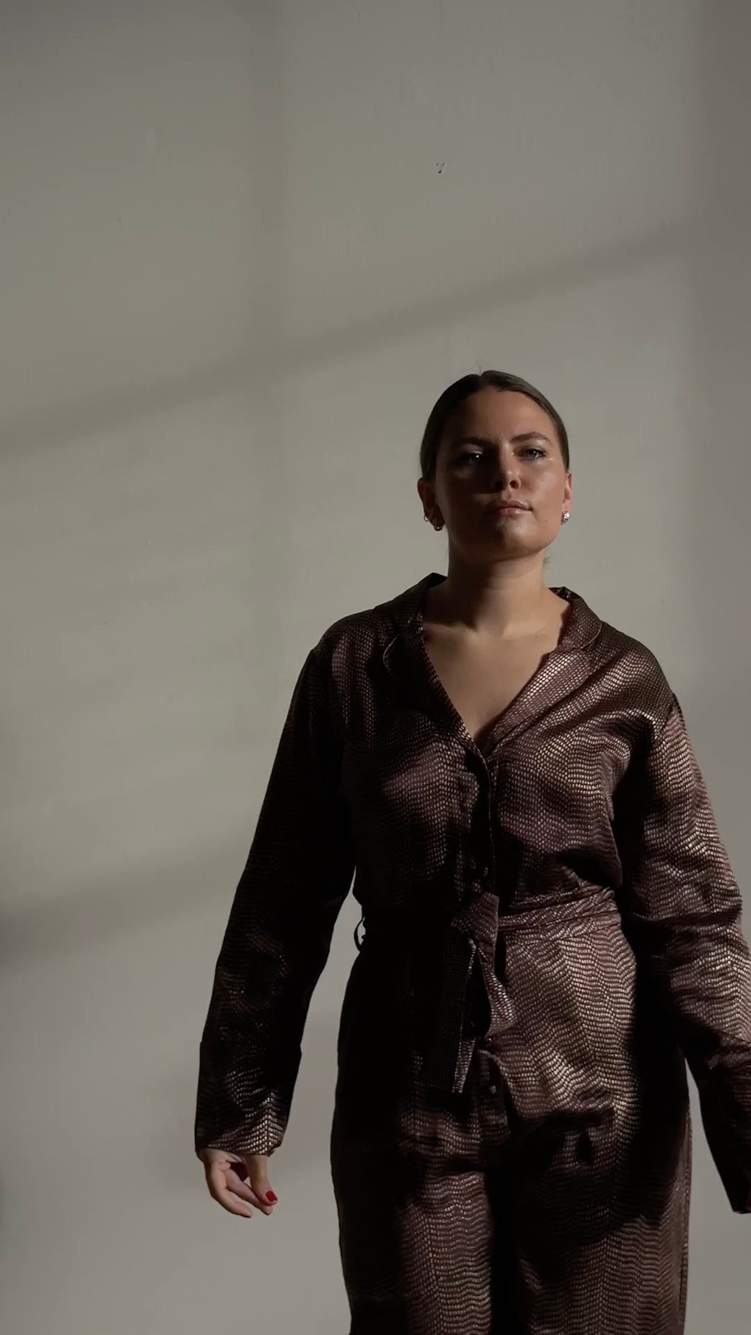 Chocolate Sparkle Print Jumpsuit