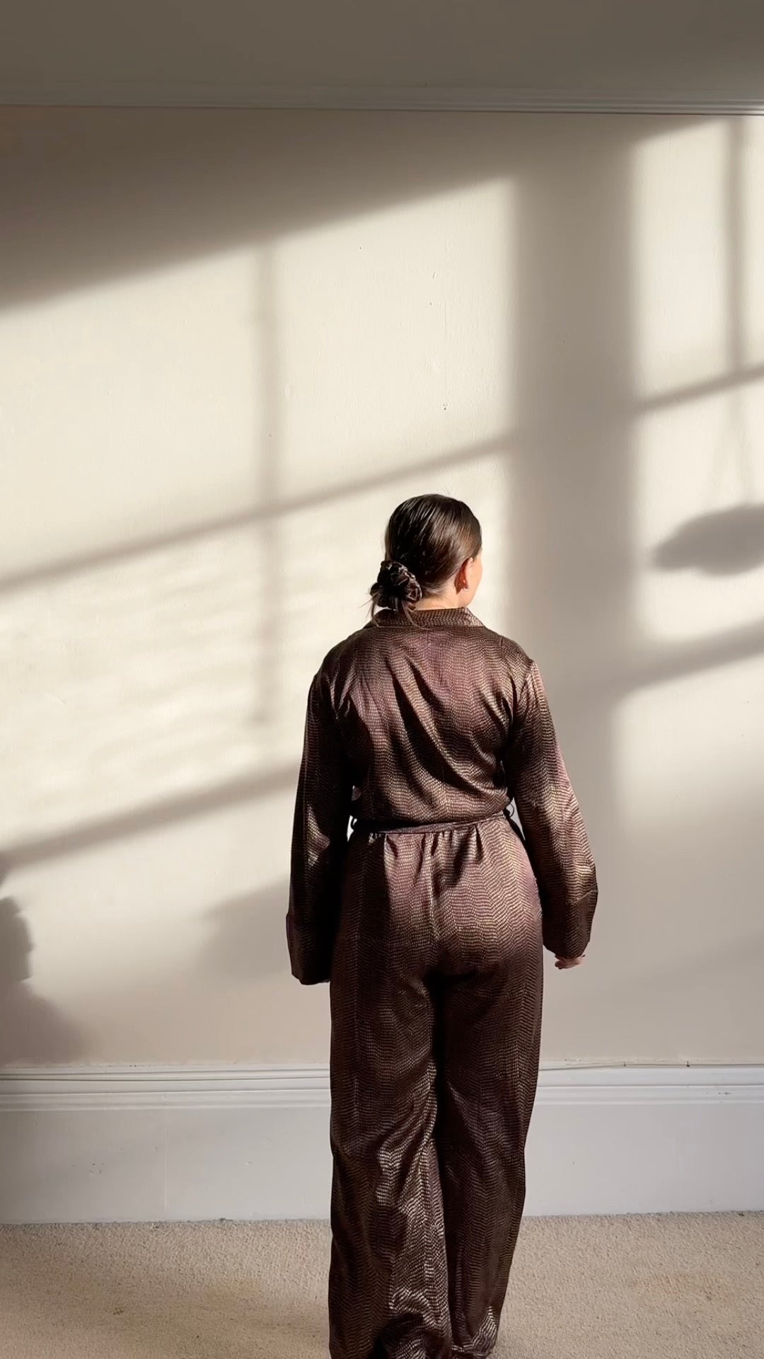 Chocolate Sparkle Print Jumpsuit